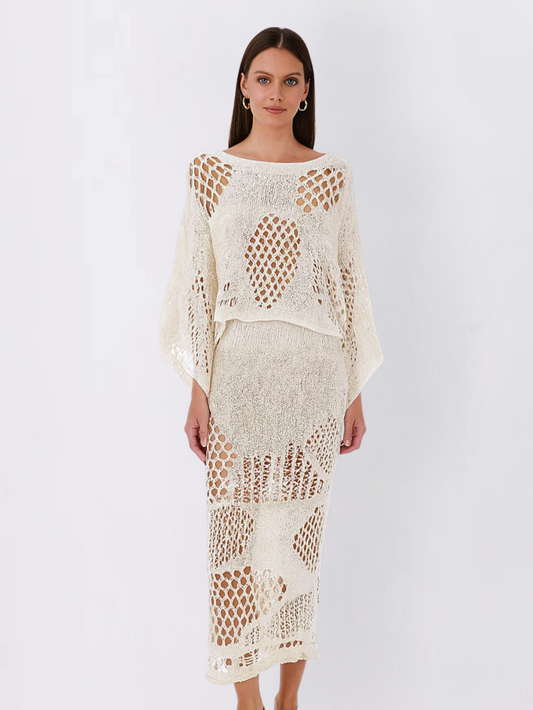 Midi Skirt – Nature Textures