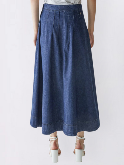 Denim A-Line Skirt