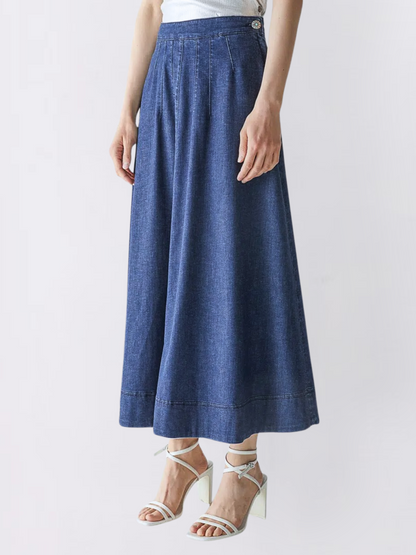 Denim A-Line Skirt