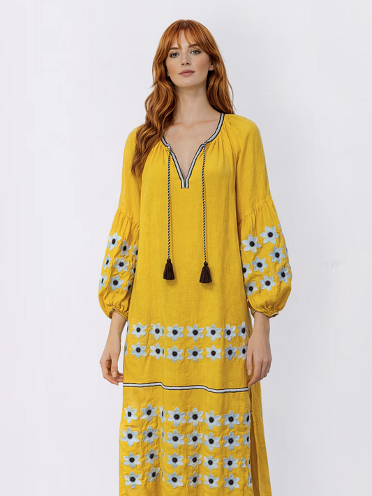 Sundance Veronica Dress in Mango/Mint