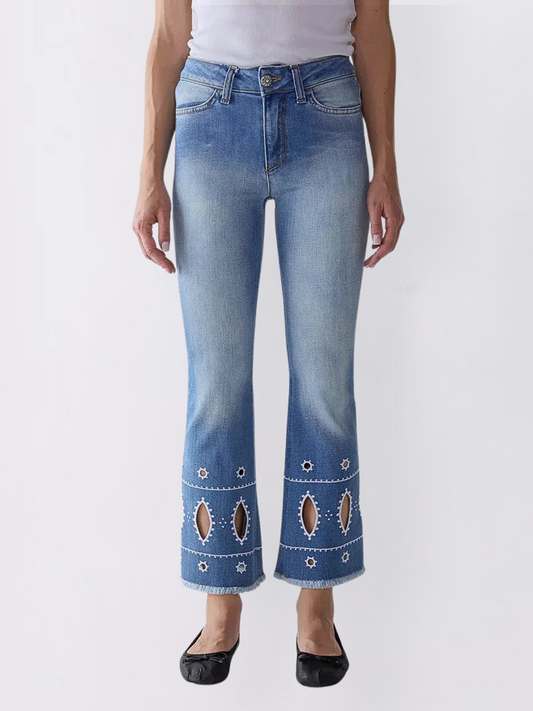 Cropped Denim Jeans