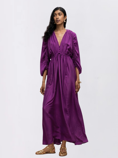 Gathered Maxi Dress