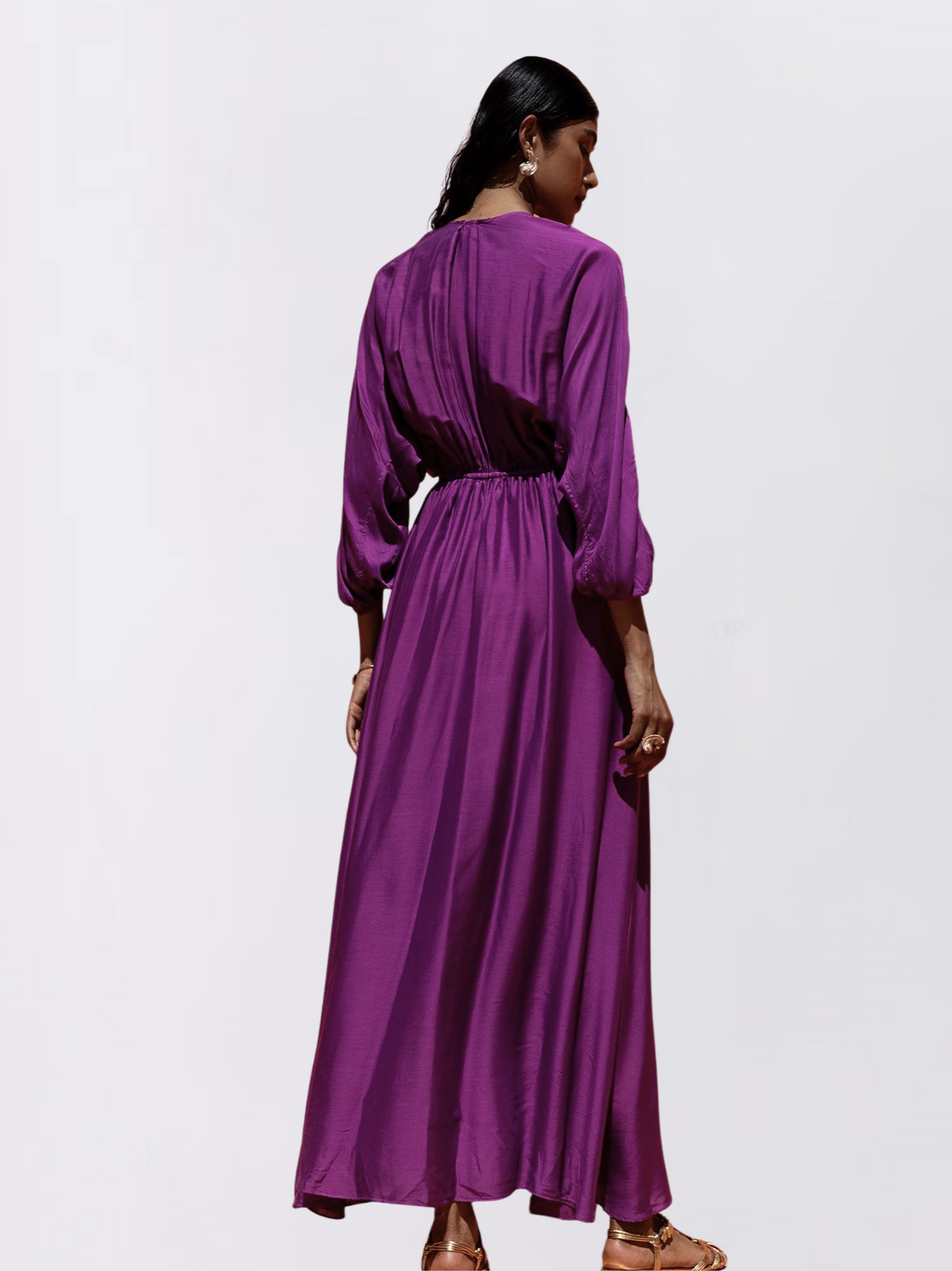 Gathered Maxi Dress