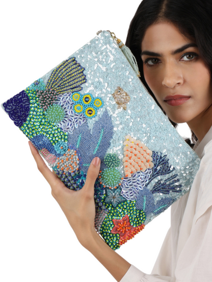 Under The Sea Sequin Pouch