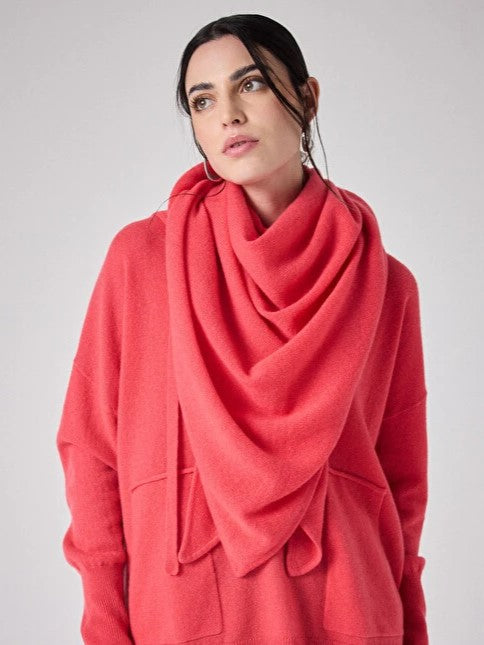 Triangle Cashmere Scarf Lipstik