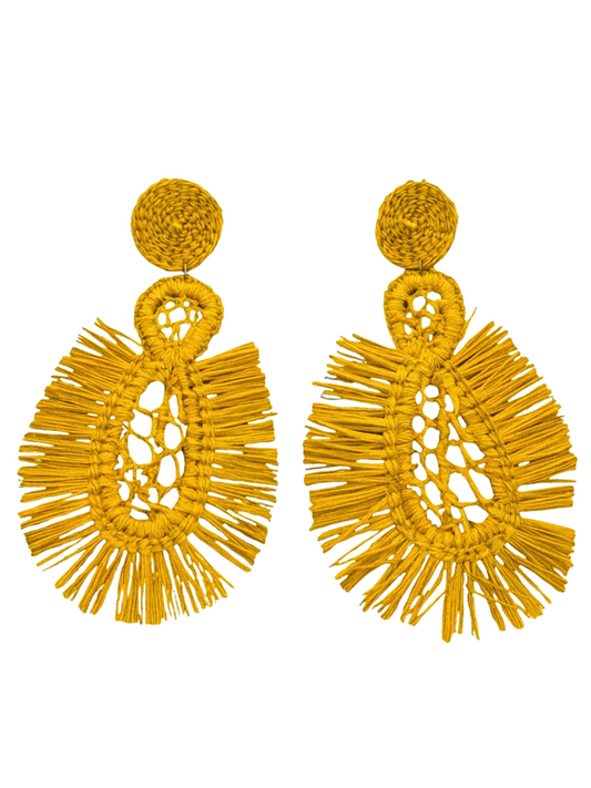  earrings in iraca palm
