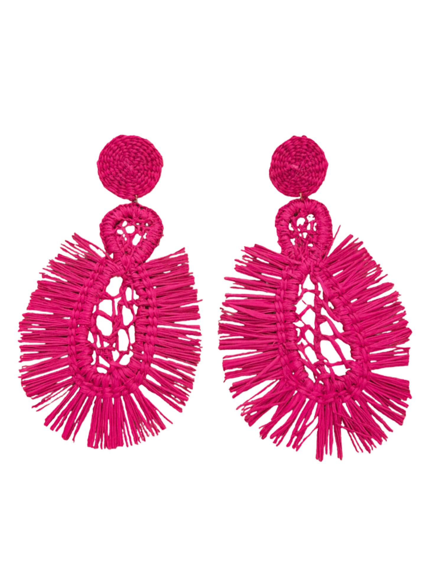  earrings in iraca palm
