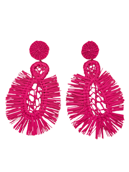  earrings in iraca palm