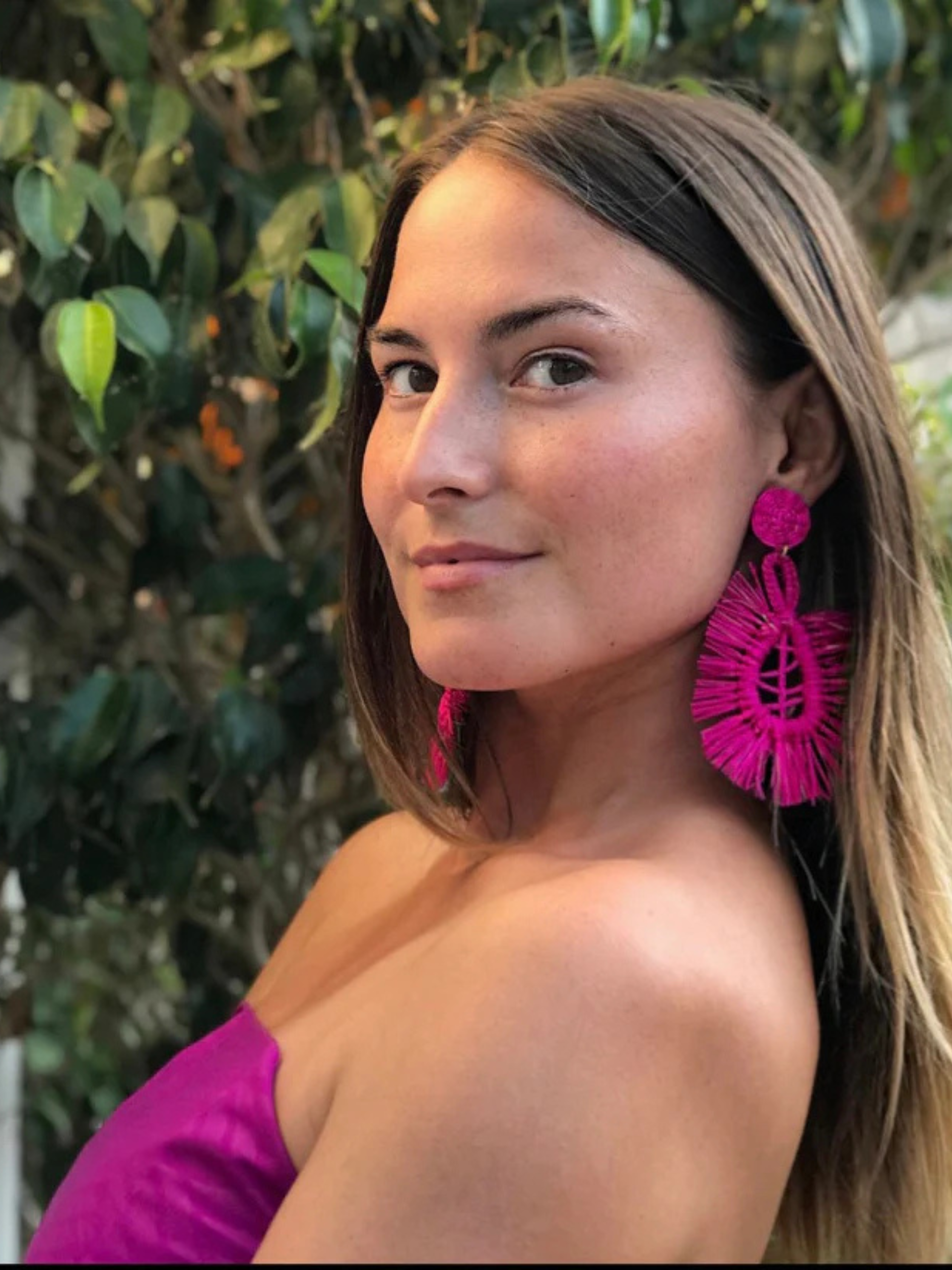  earrings in iraca palm