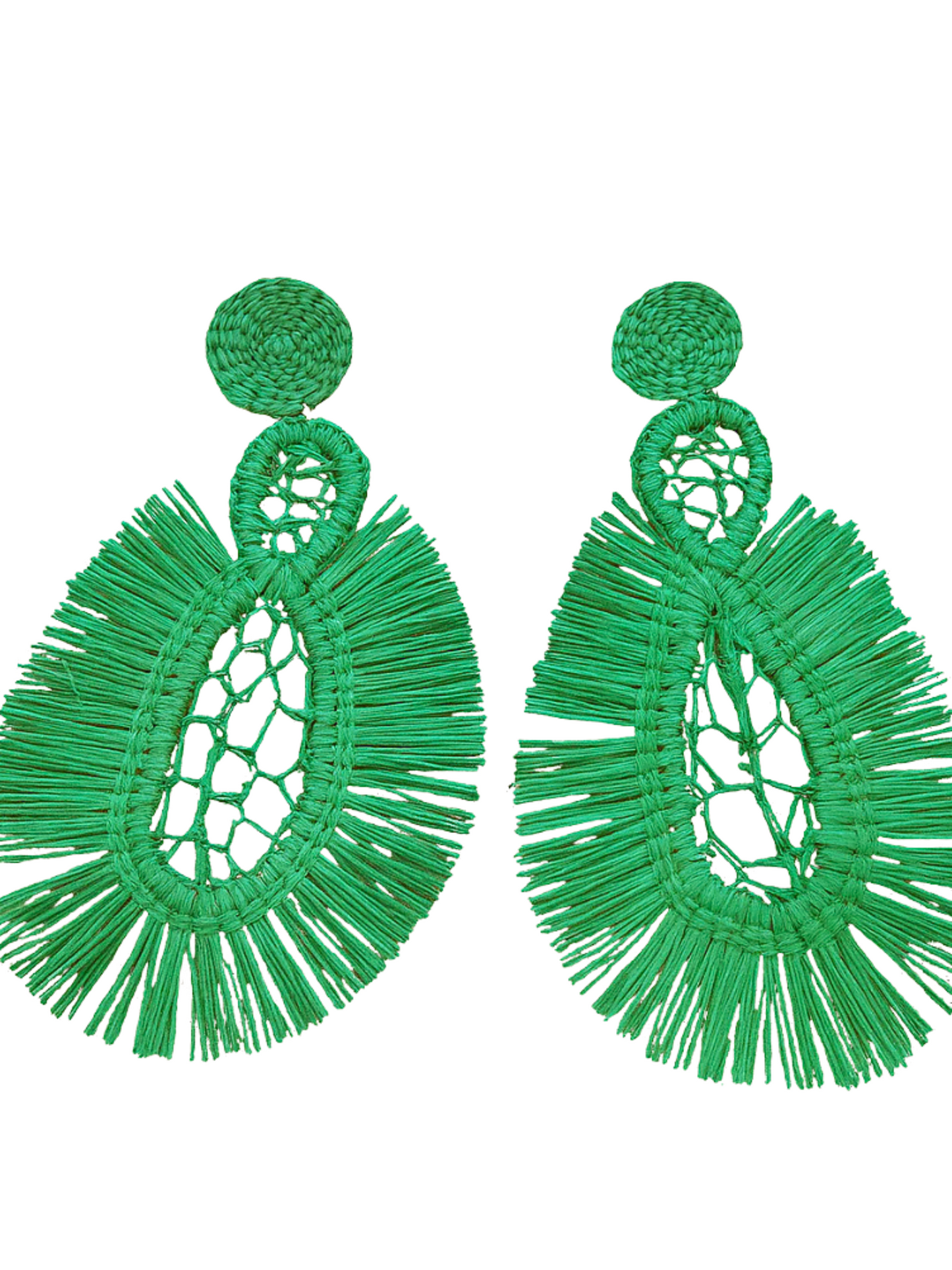  earrings in iraca palm