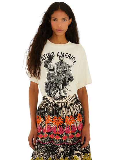 T-Shirt With Graphic Design By Farm Rio