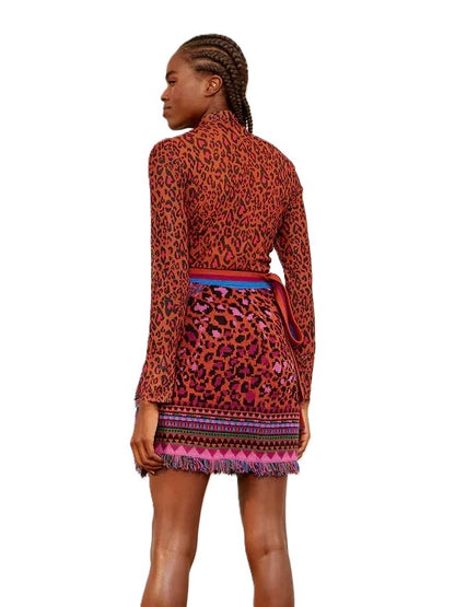 leopard turtle neck