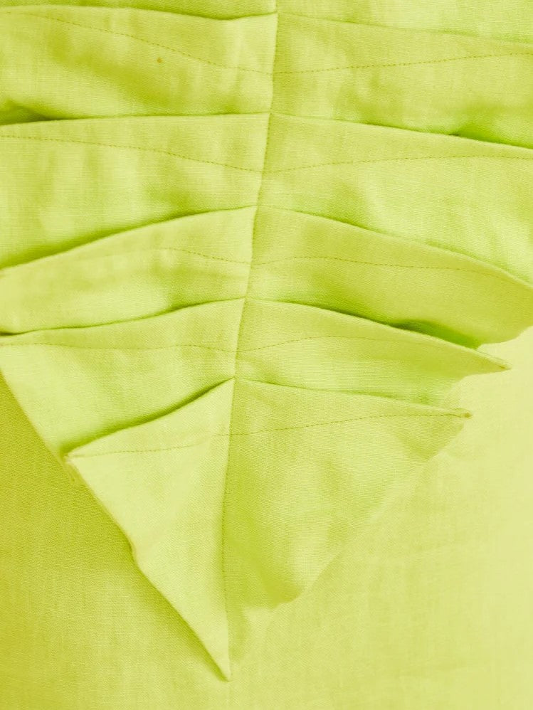 Bright Green Pencil Skirt By Farm Rio