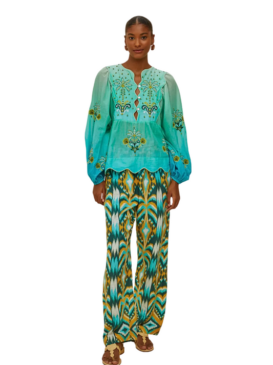 Patterned Pants By Farm Rio 