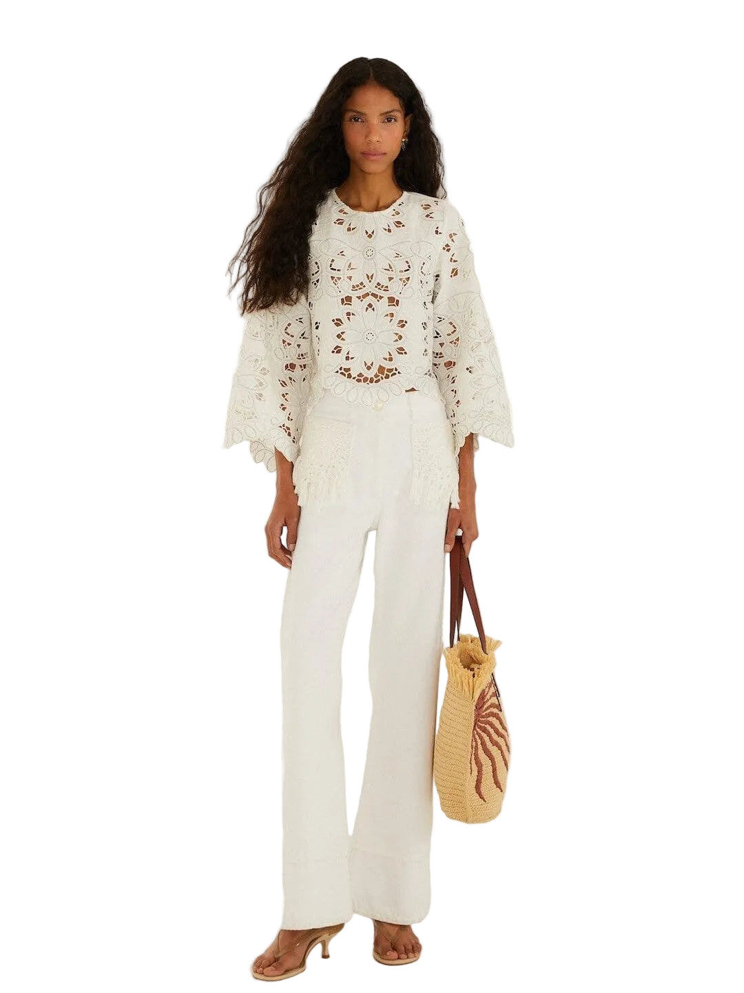 pants with Fringe Pocket details