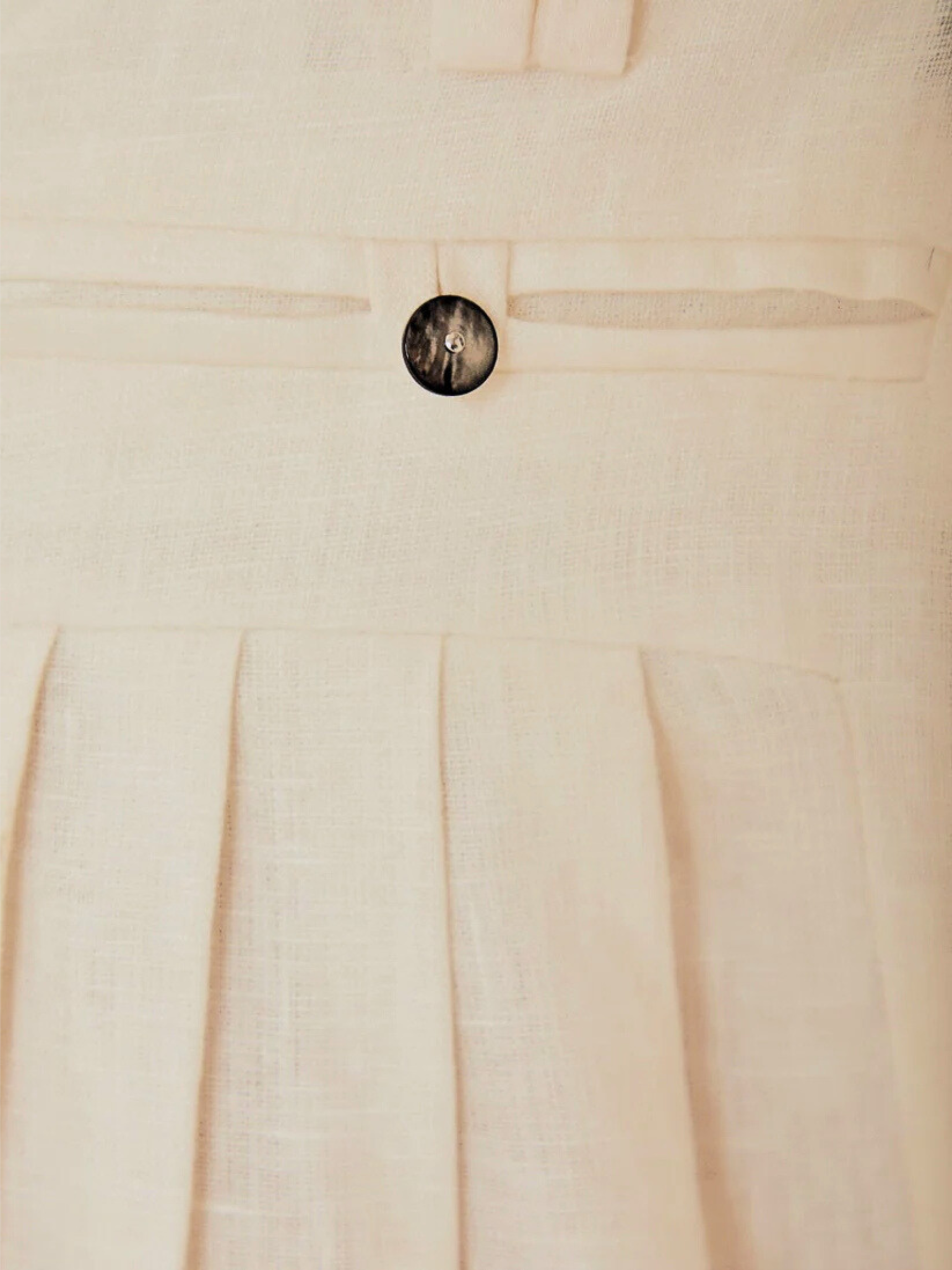 White Wide Leg Linen Pants By Farm Rio