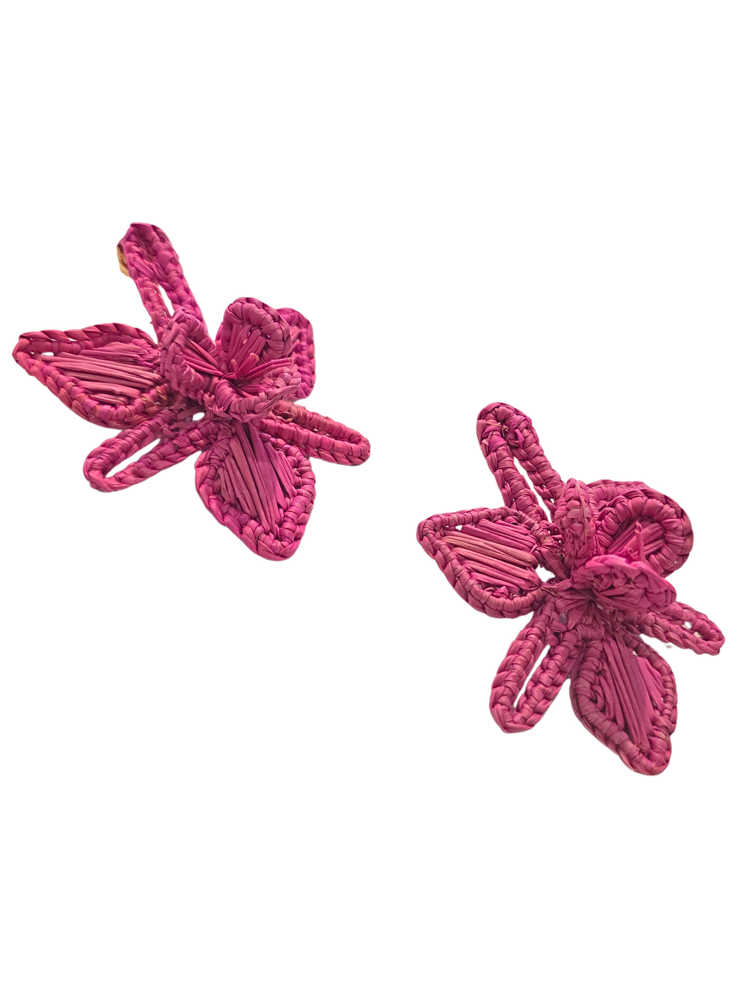 Flower Iraca Earrings