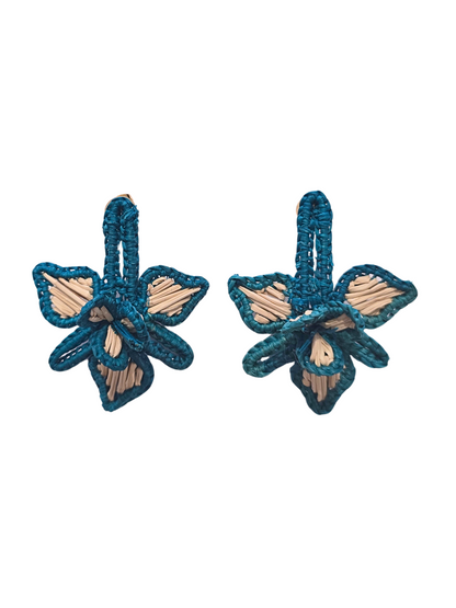 Flower Iraca Earrings