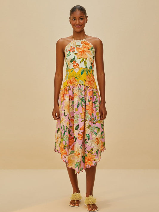 Guaragarden Sleeveless Midi Dress