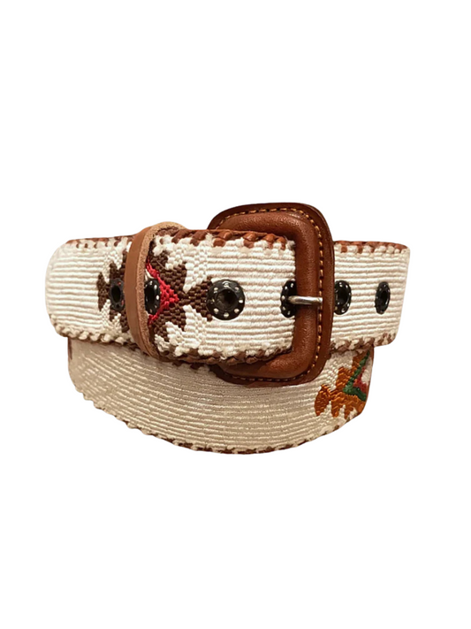 Woven belt with patterns  