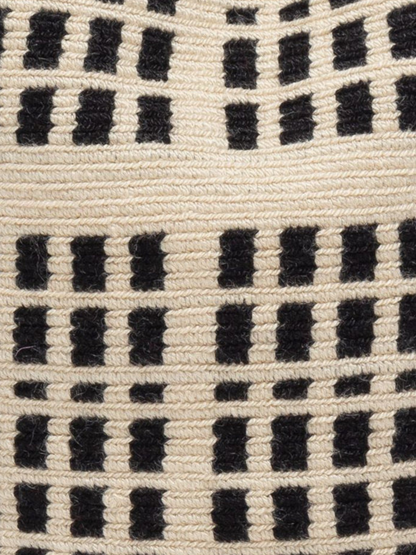 Wayuu handwoven crossbody bag with braided strap 