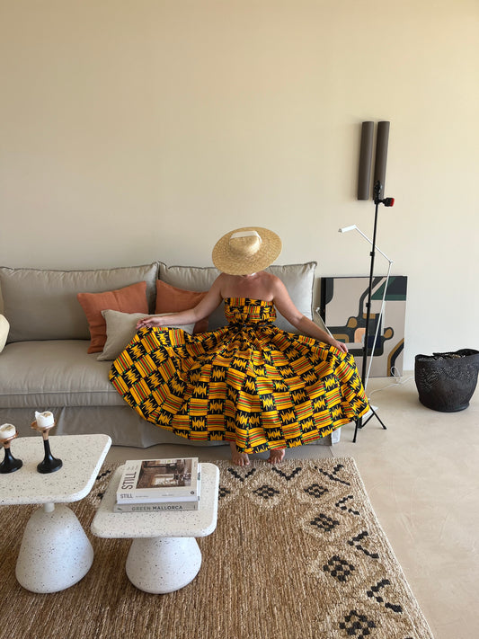 Maxi African Print skirt