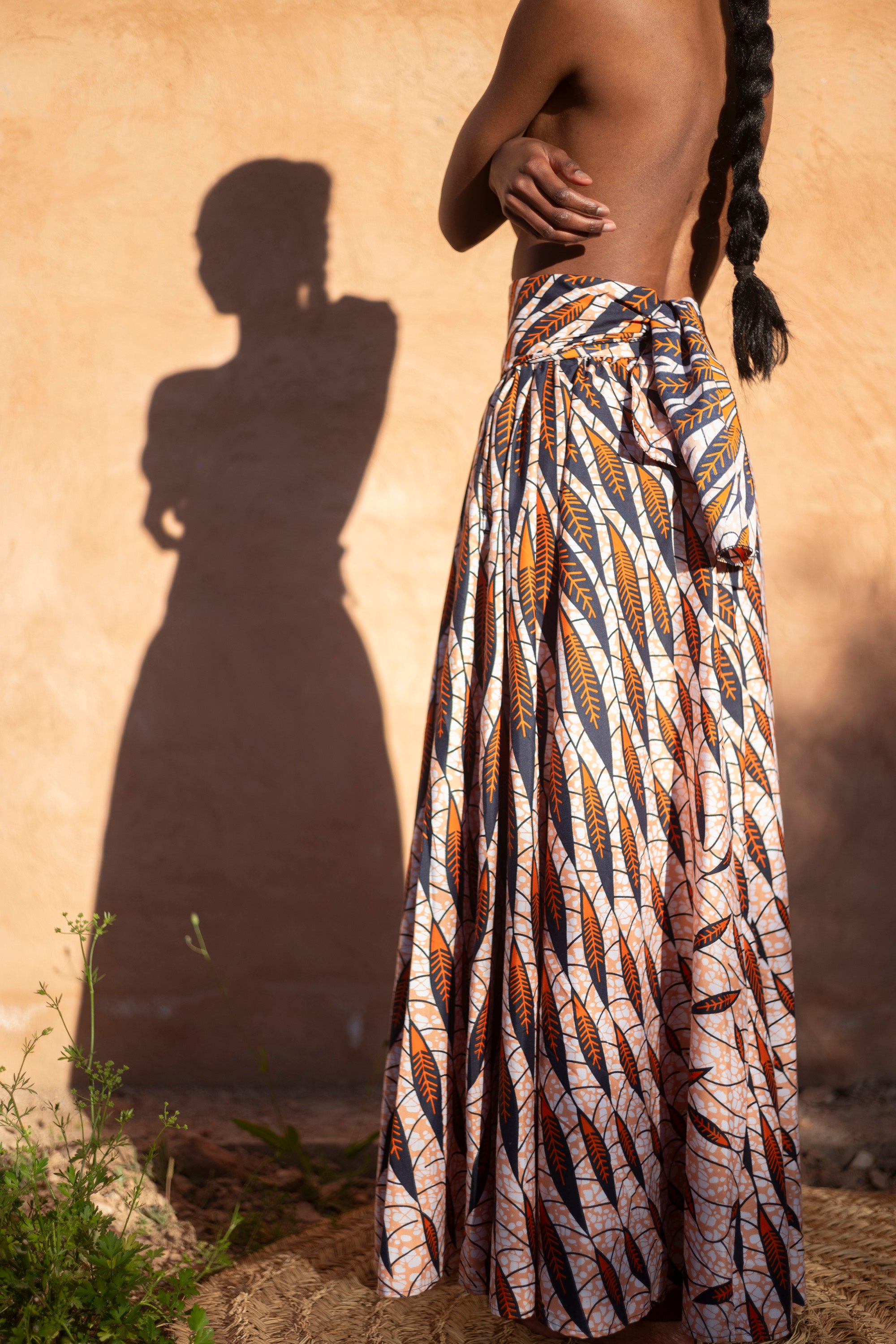Maxi African Print skirt
