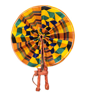 African Print Fan