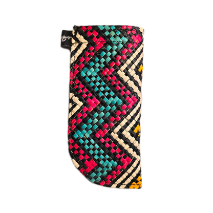 Woven Straw Glass Case