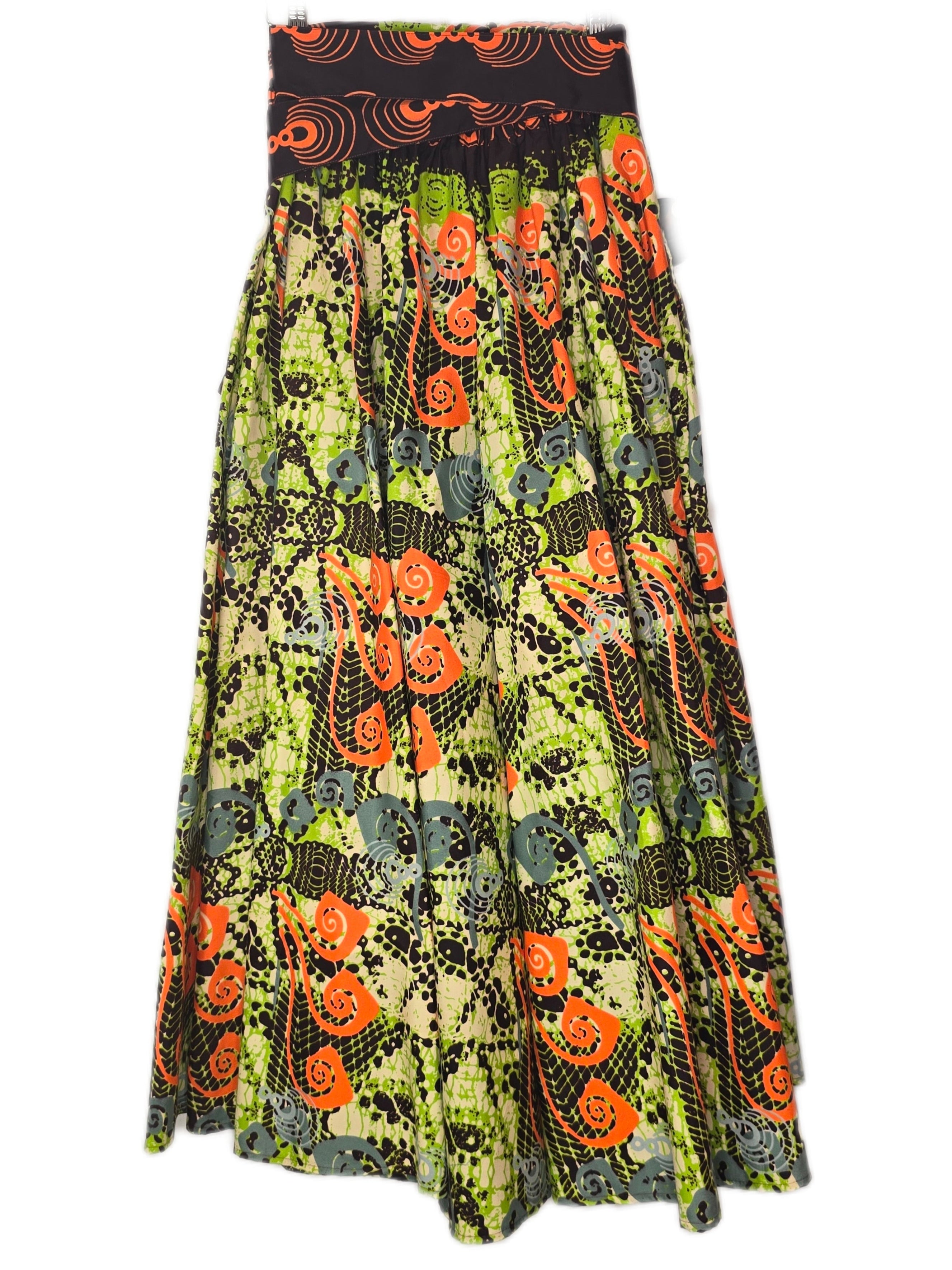 Maxi African Print skirt