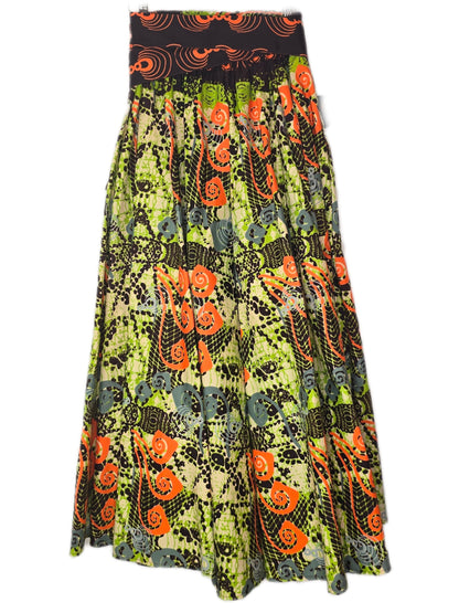 Maxi African Print skirt