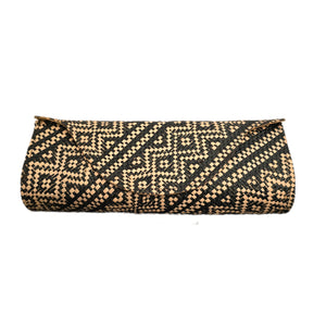 Woven Straw Clutch