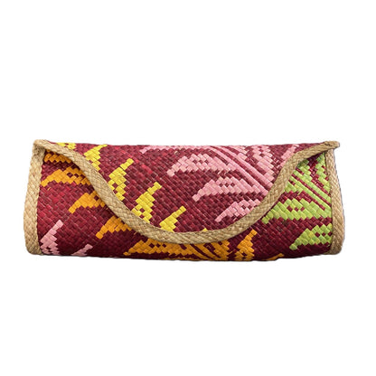 Woven Straw Clutch