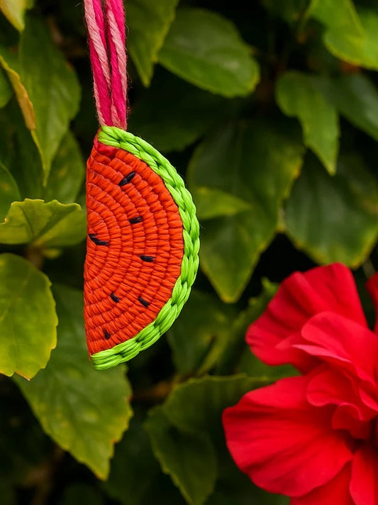 watermelon bag charm 