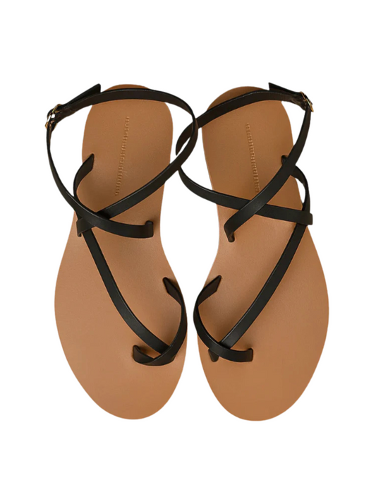  flat leather sandals 