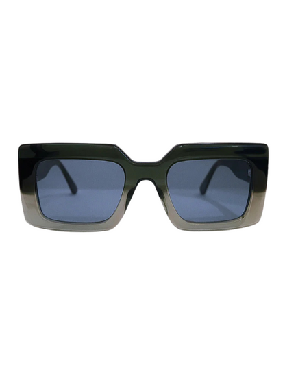 two toned green frame sunglasses