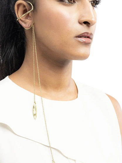 long dangle ear cuff