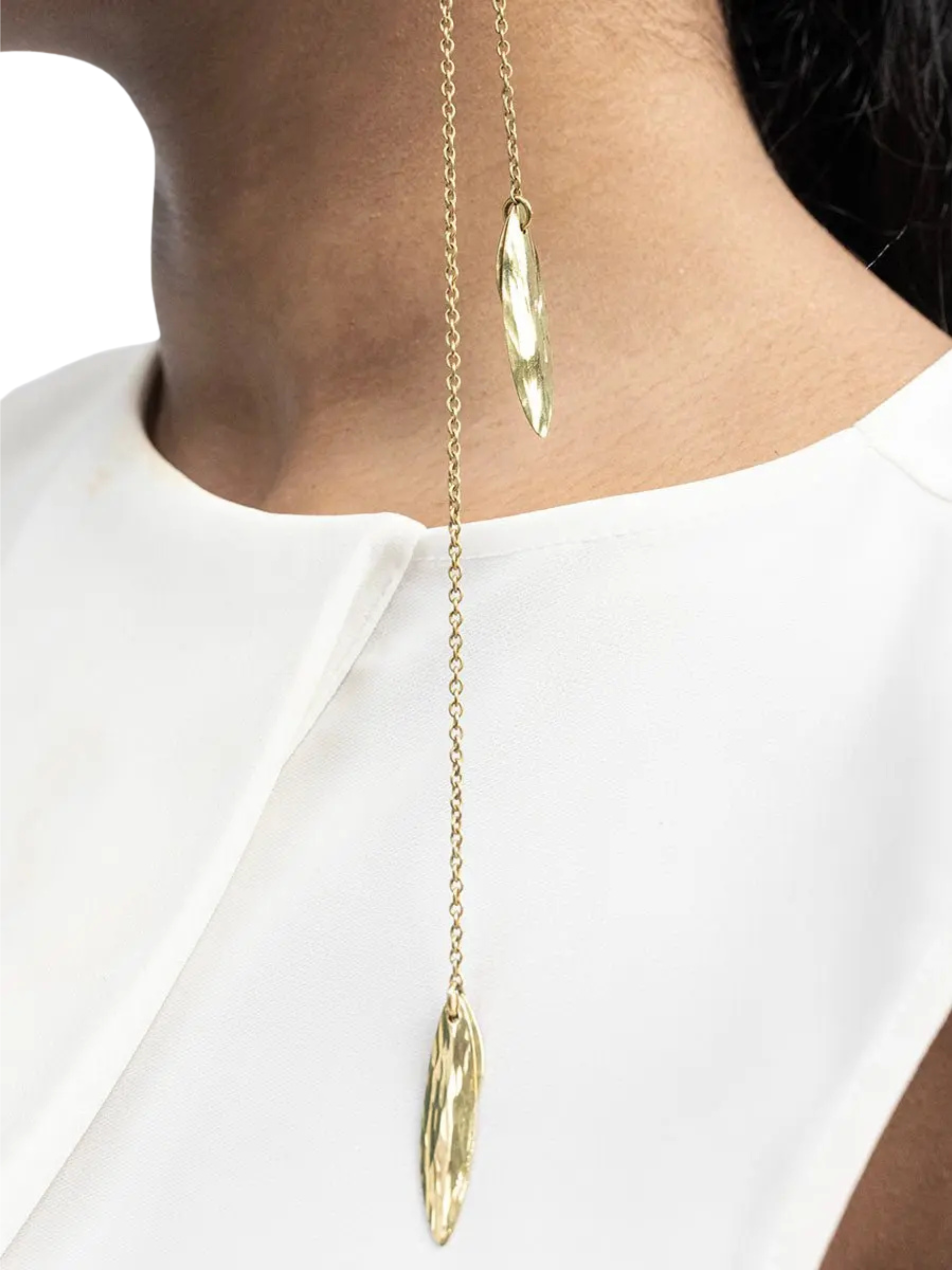 long dangle ear cuff
