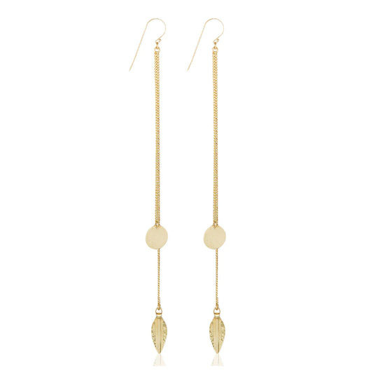 Laki Brass Earrings