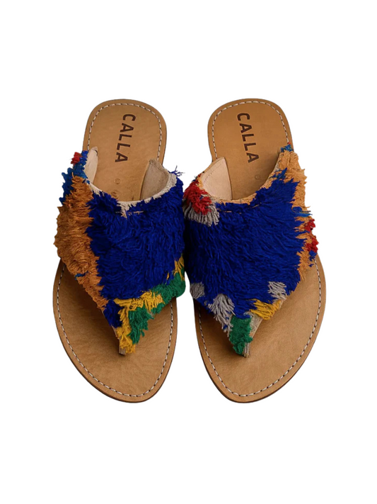 Sandals Handcrafted from vintage Berber rugs
