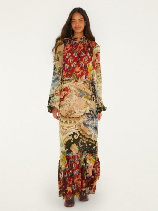 Farm Rio Lunar Boho Maxi dress