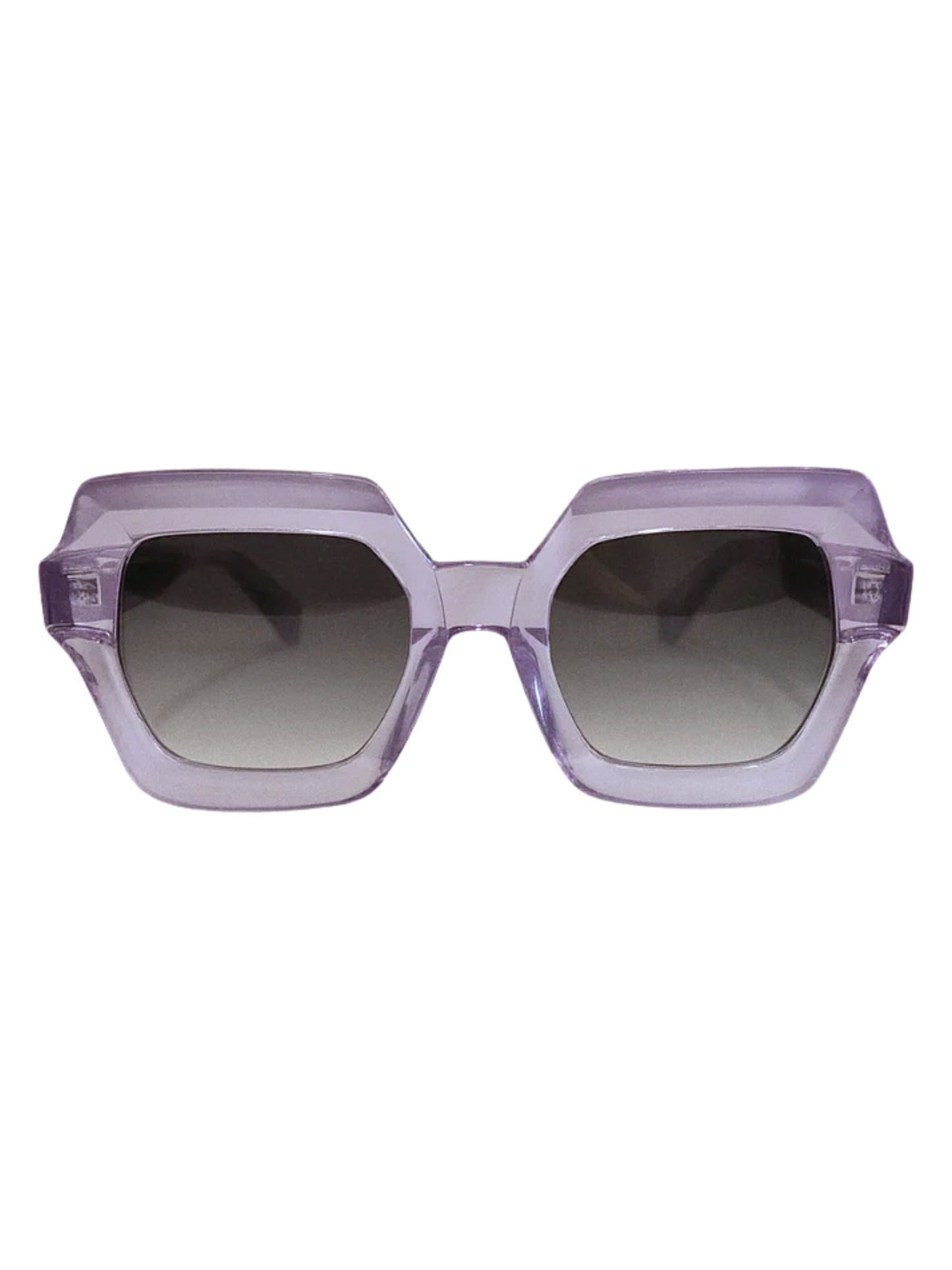 Purple sunglasses with a gradient lens