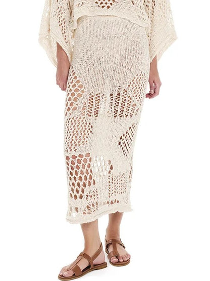 Midi Skirt – Nature Textures