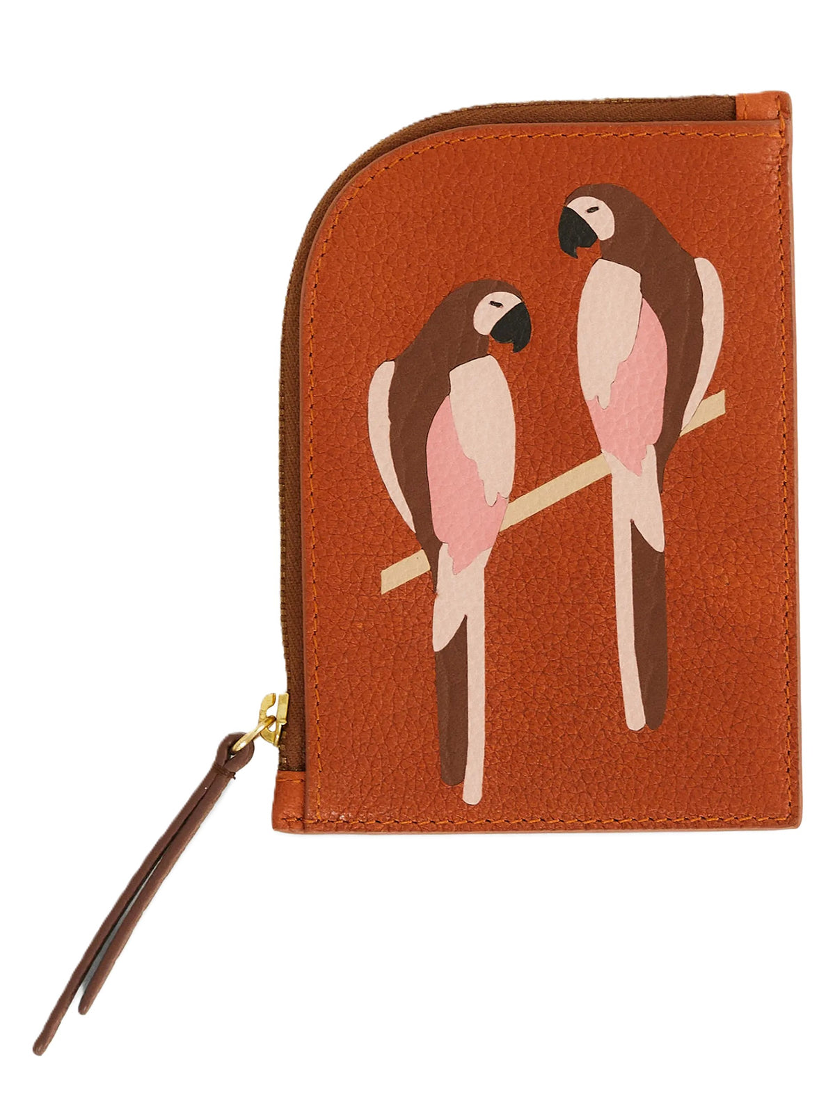 Farm Rio Macaw Leather Card Case