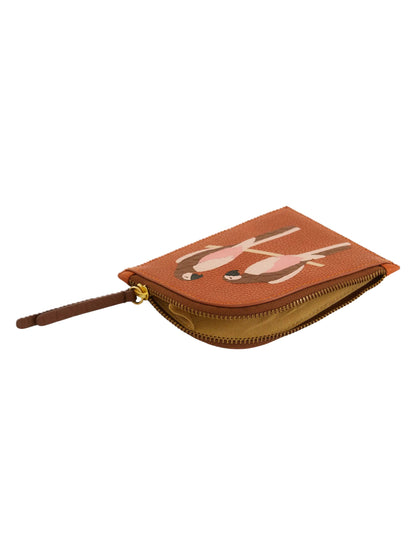 Farm Rio Macaw Leather Card Case