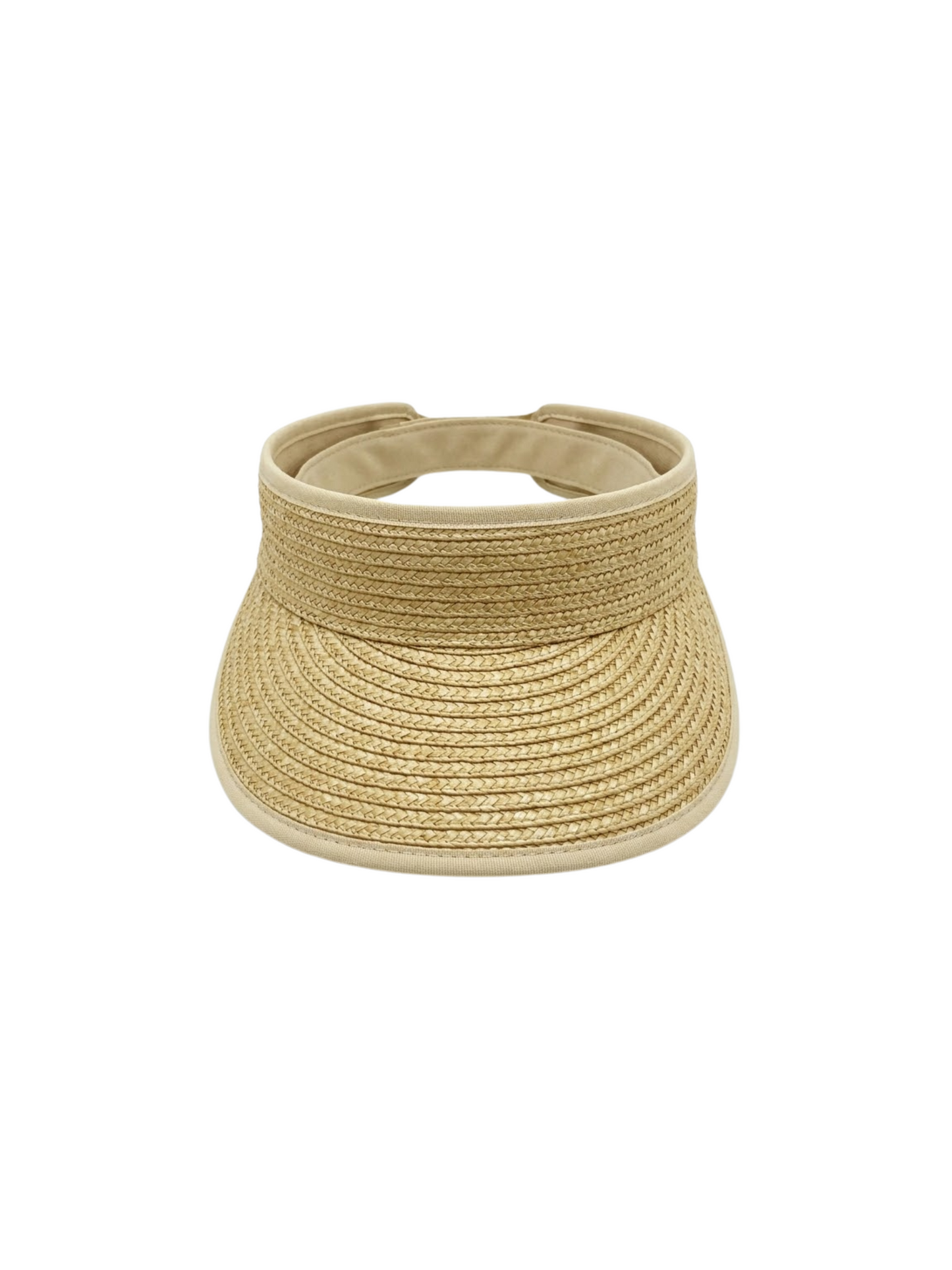 Natural Straw Visor Hat