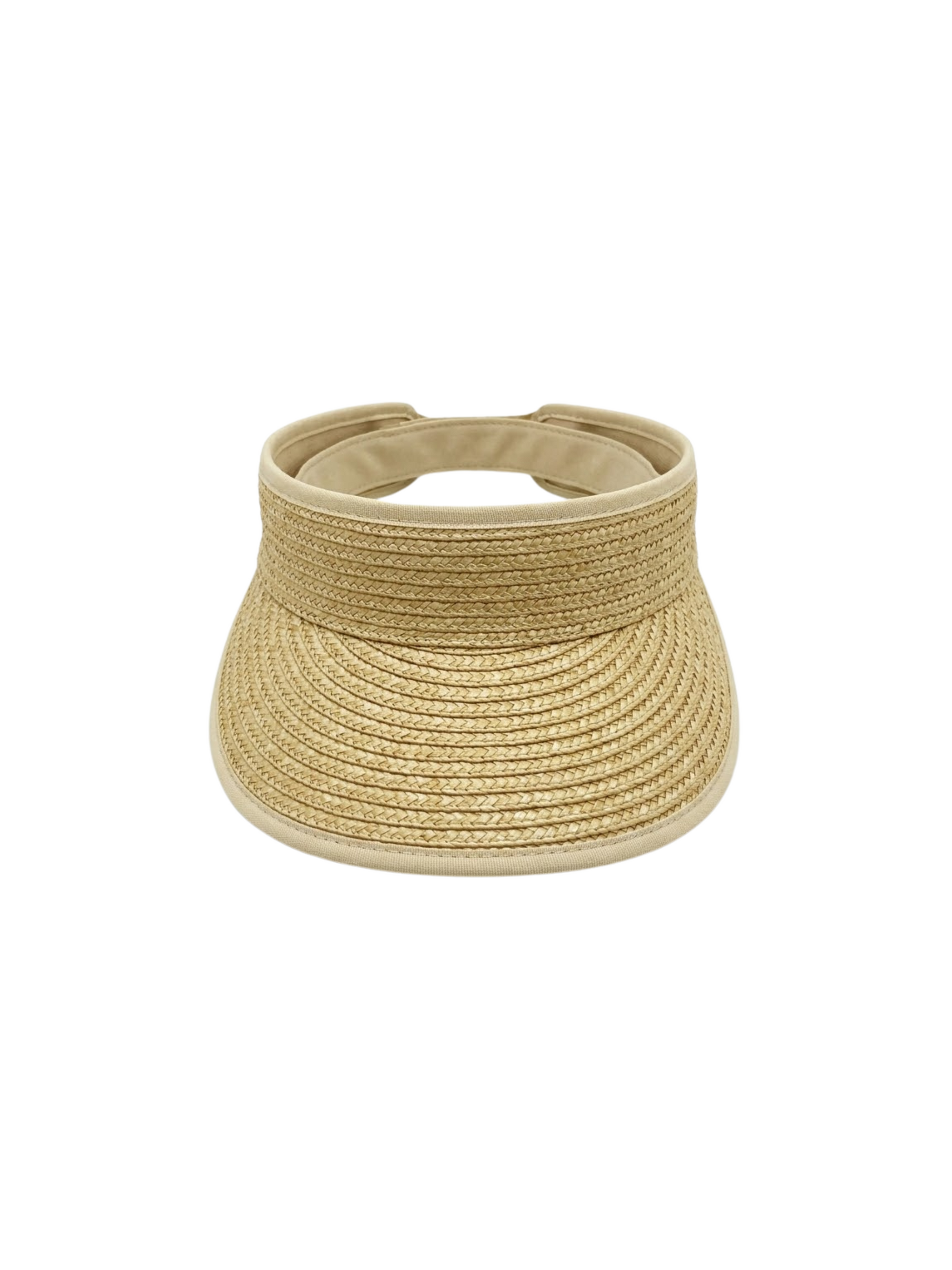 Natural Straw Visor Hat