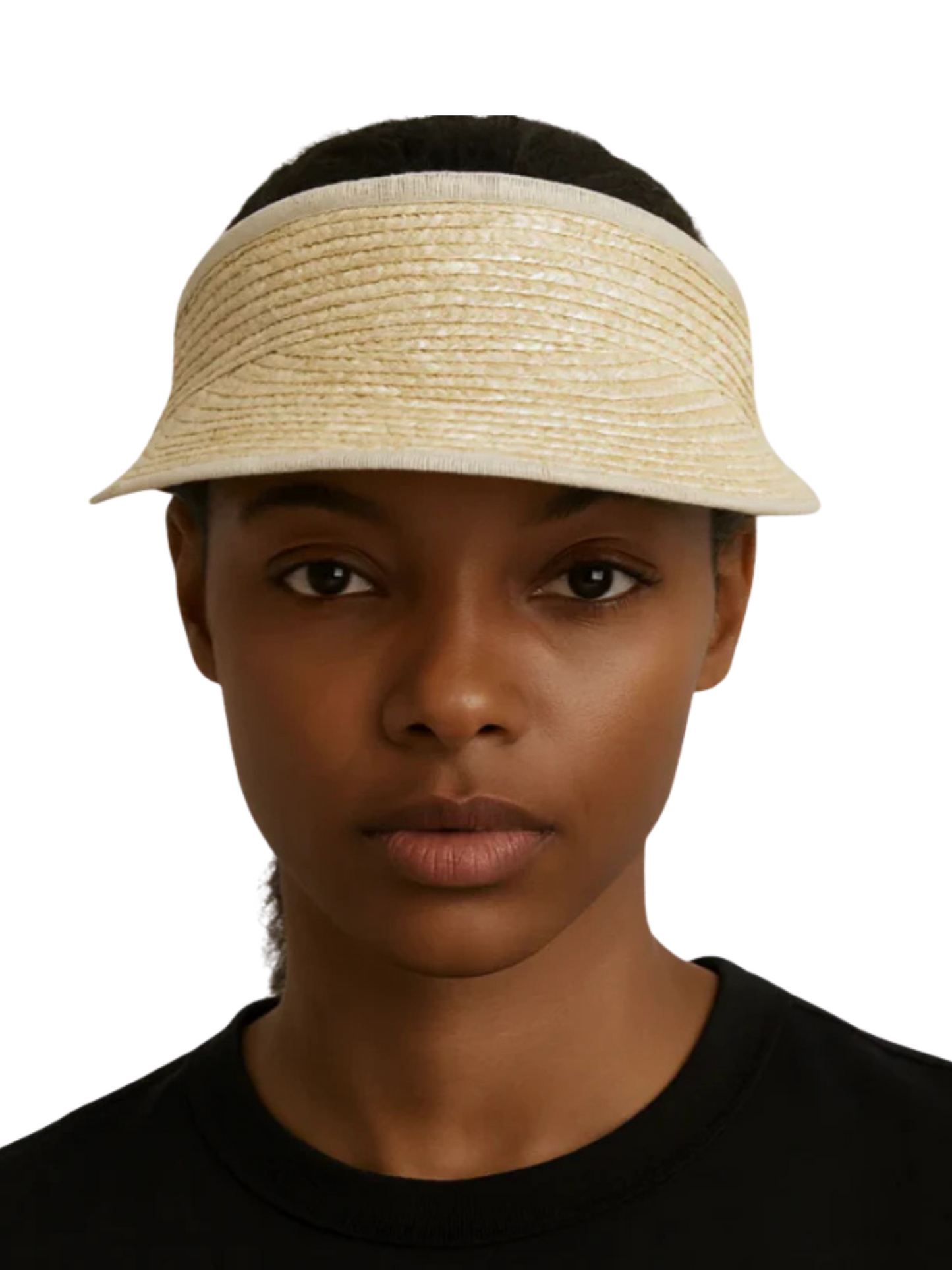 Natural Straw Visor Hat