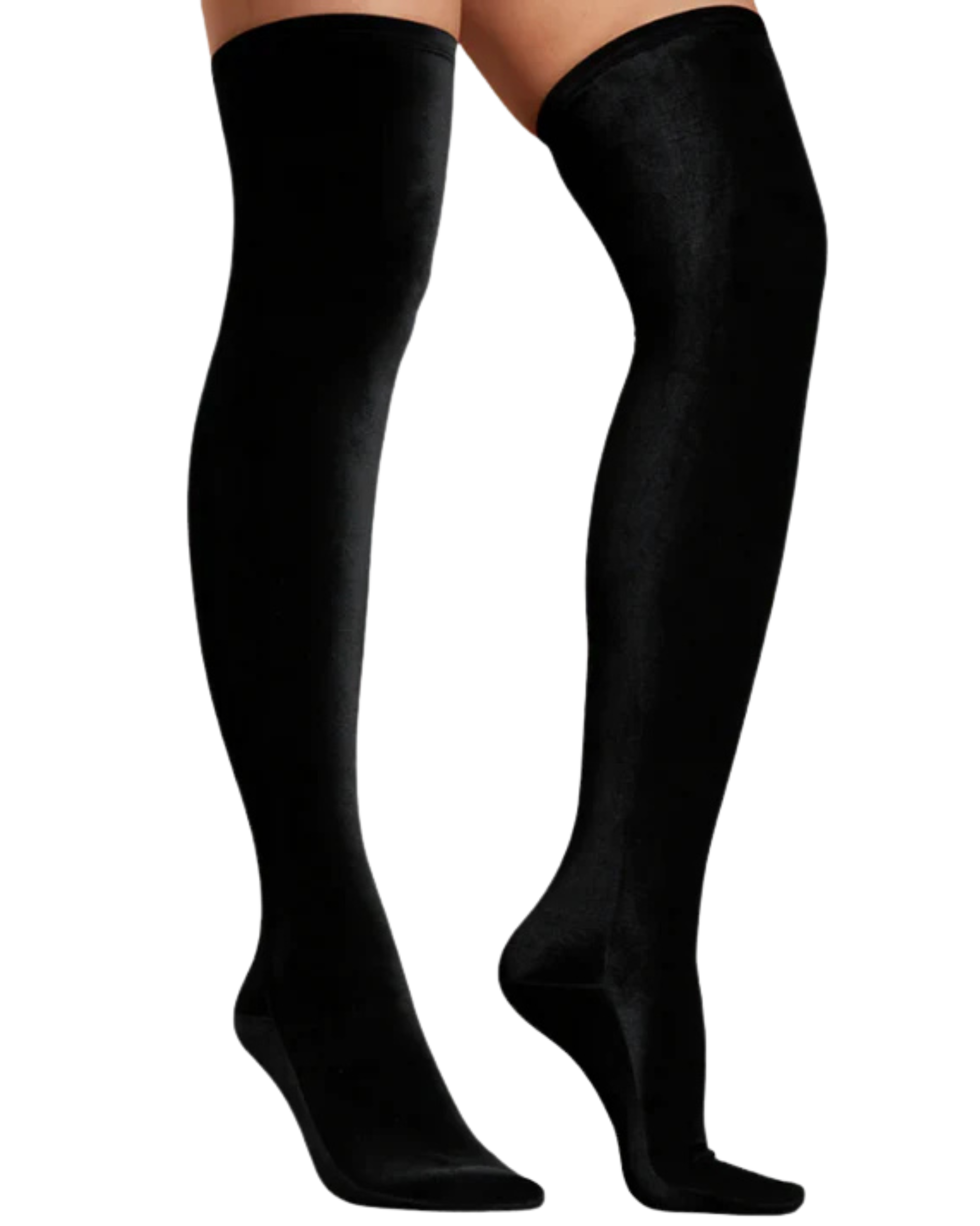 Black knee-high socks