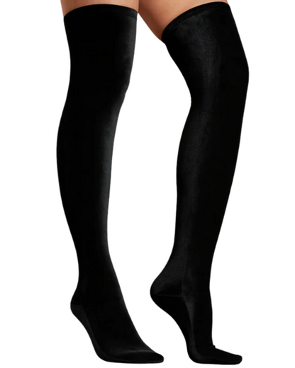Black knee-high socks